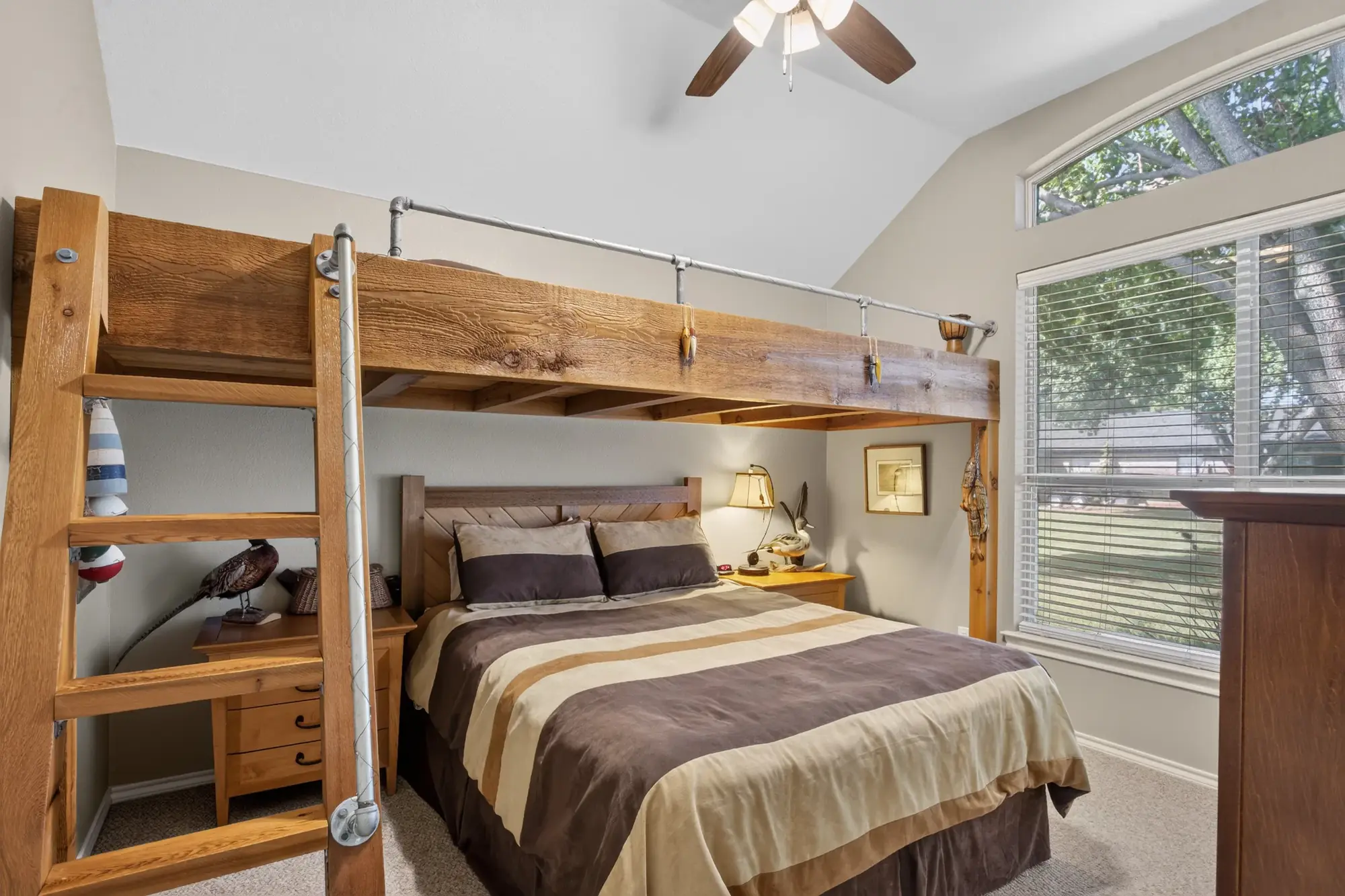 Bedroom interior real estate photo at 1803 Chisec Court in Granbury Texas
